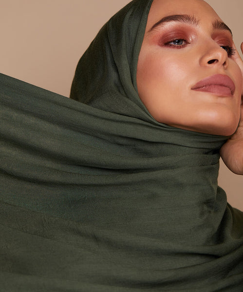 Deep Green Modal Hijab