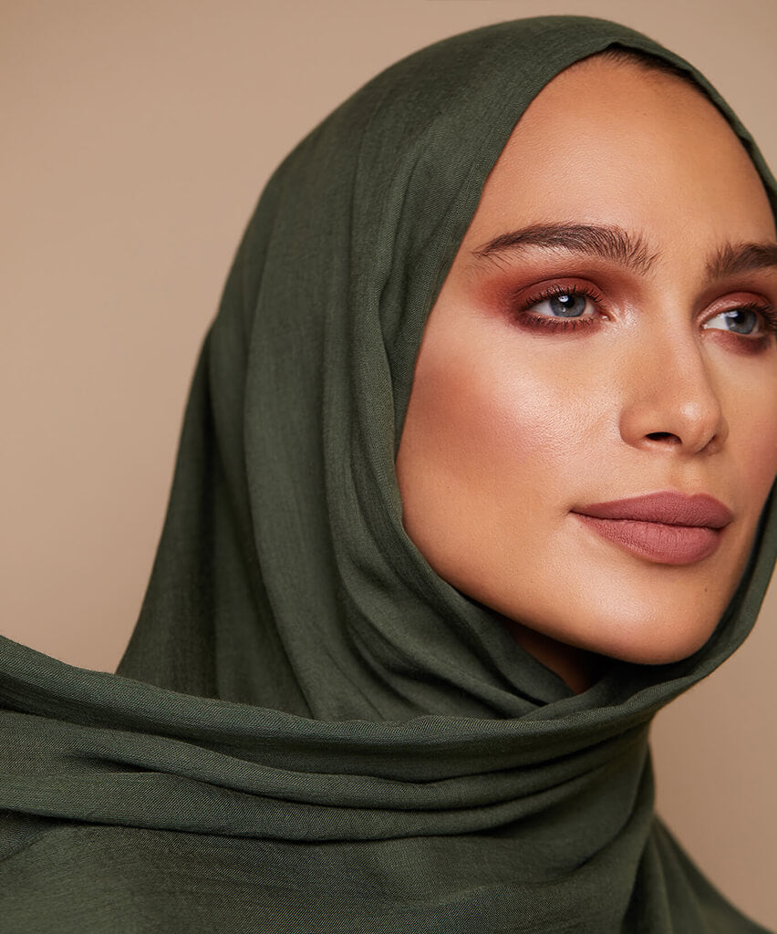 Deep Green Modal Hijab